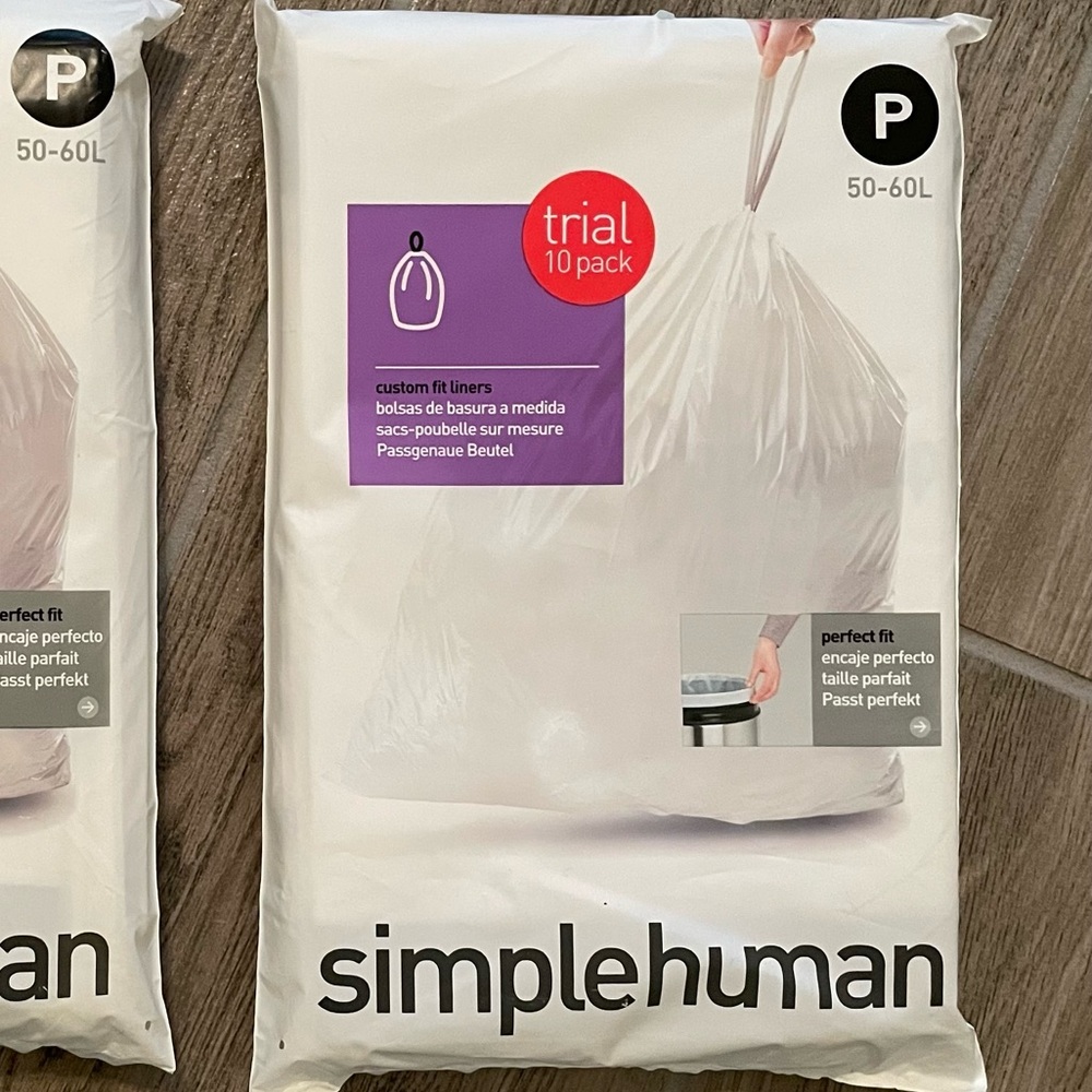 ⭐️ 4/$20  simplehuman can liners